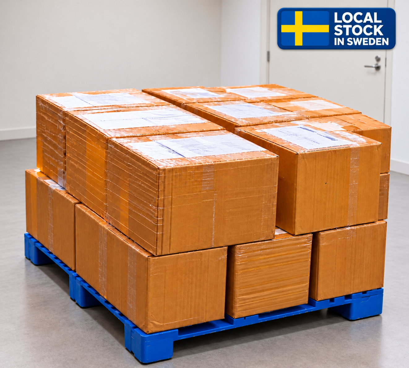 Warehouse stock in Sweden
